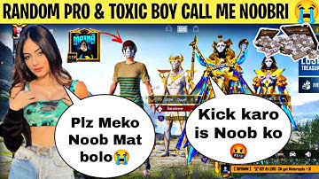 RANDOM PRO & TOXIC BOY CALL ME NOOBRI 😭 Best Random Noob Prank Ever @Dreamymaina New X-Suit 🔥