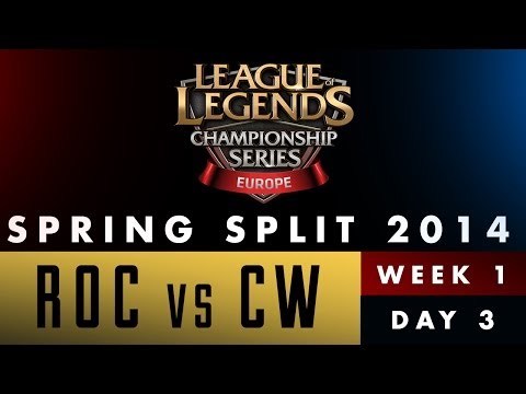 LCS EU Spring Split 2014 - Roccat vs Copenhagen Wolves - Week 1 Day 3