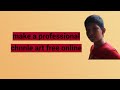 make a Professional chnnle art make free with onlie