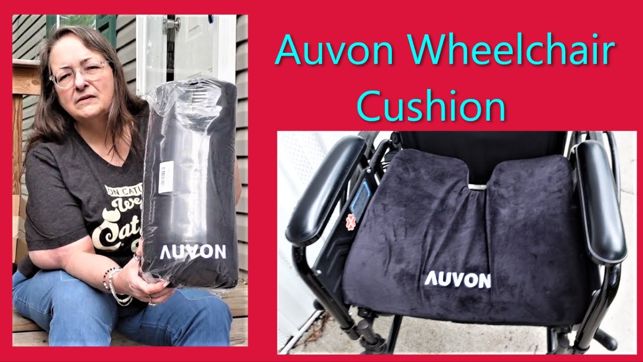 AUVON Wheelchair Seat Cushions (18x16x3) for Sciatica, Back, Coccyx,  Pressure Sore and Ulcer Pain Relief, Memory Foam Pressure Relief Cushion  with