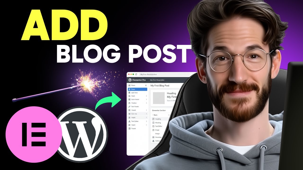How to ADD a BLOG POST in WordPress with Elementor (Step by Step) - YouTube