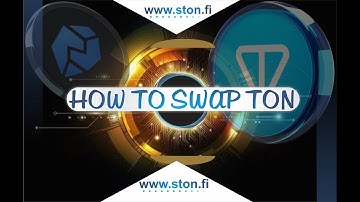 How to swap tokens on STON fi