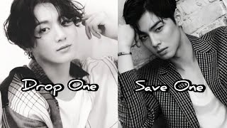 K-pop Game Save One Drop One| Male Idols VS Male Korean Actors