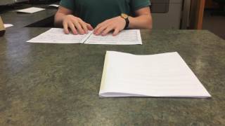 Printing and Taping a Big Band Chart in Under a Minute