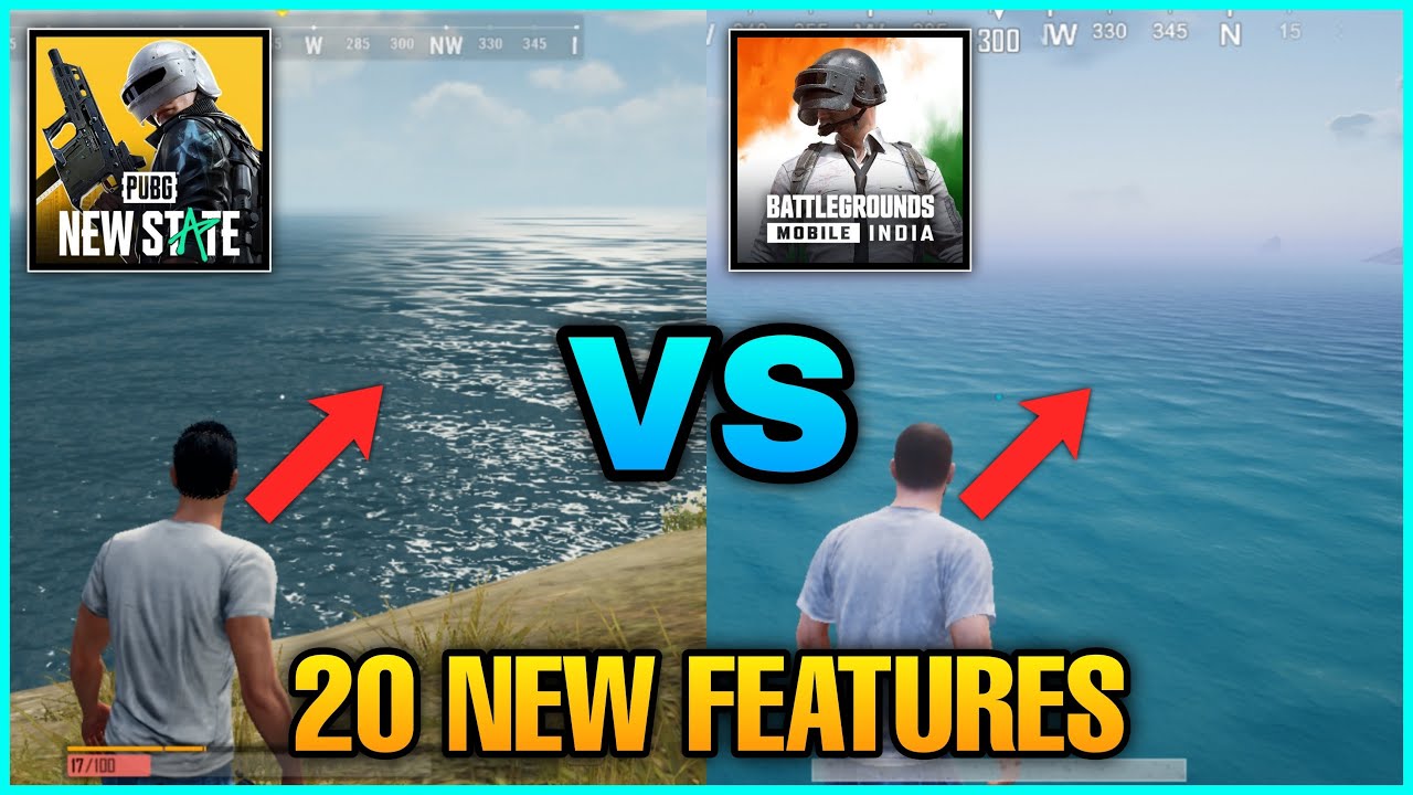 PUBG NEW STATE VS BGMI ( BATTLEGROUNDS MOBILE INDIA ) | DIFFERENCE BETWEEN BGMI VS PUBG NEW STATE