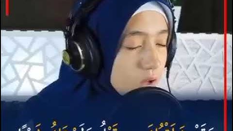 بصوت تهتز له الجبال بصوت القارئه منة الله رمضان حسانين، تقرأ ماتيسر من سورة [مريم]