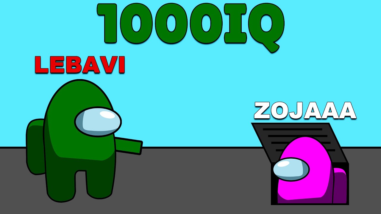 Lebavi je naredil 1000IQ Play v Among Us!