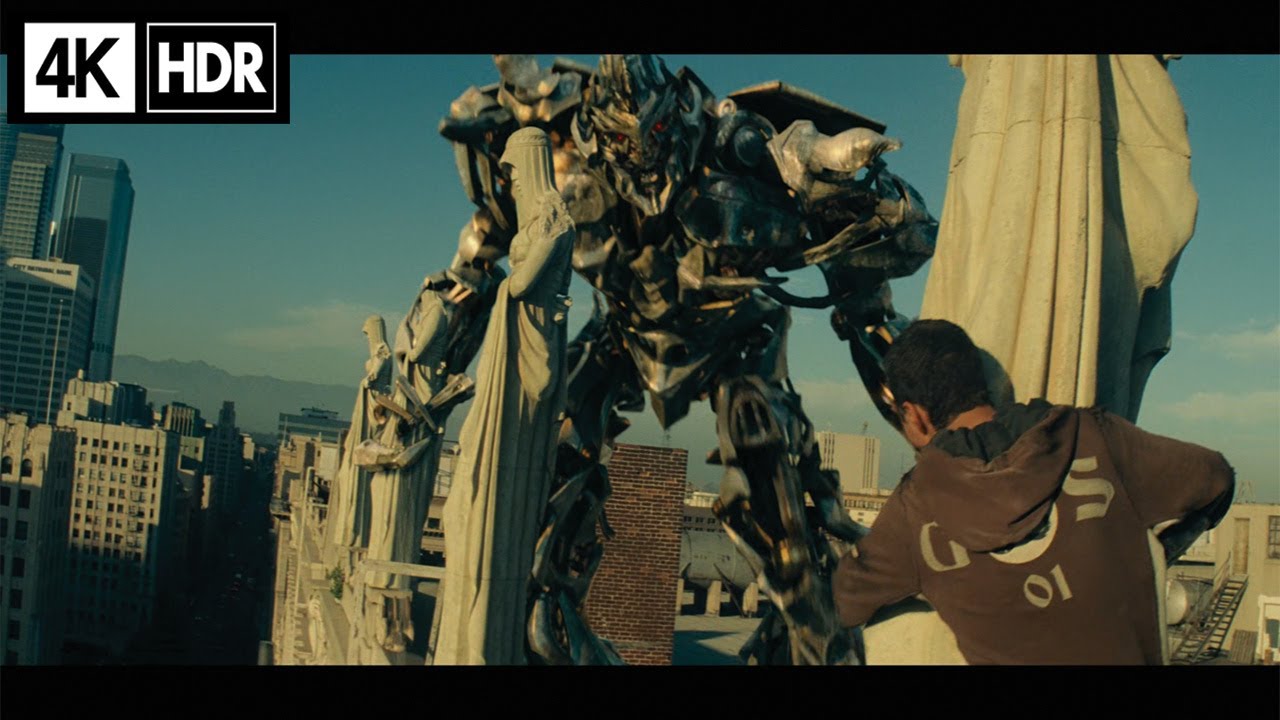 Transformers 2007 Optimus Prime vs Megatron Final Battle Part 4 Movie ...