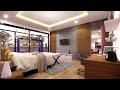 RELAXING MODERN MASTER BEDROOM DESIGN + WALK IN CLOSET + T&amp;B with BATHTUB FOR COUPLES