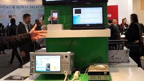 2013 MWC: Anritsu battery life testing using MD8475A UE application analyzer
