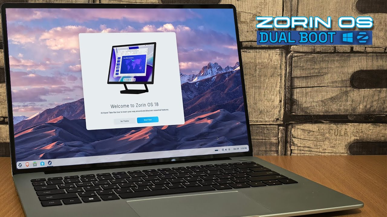 How To Install Zorin OS Without USB Drive | Dual Boot With Windows ...