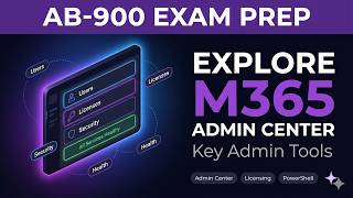Microsoft 365 Admin Center Full Walkthrough | Copilot and Agent Administration Fundamentals #ab900