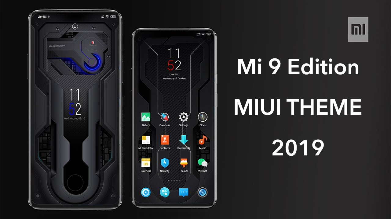 Mi 9 Edition Miui Dark Theme Download Youtube