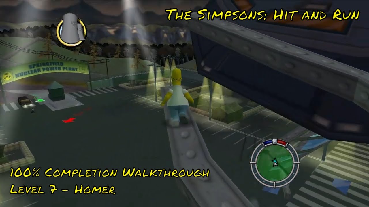 The Simpsons: Hit and Run - Level 7 (Homer) - 100% Completion ...