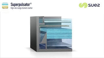 Superpulsator® high rate sludge blanket clarifier