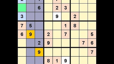How to Solve Washington Times Sudoku Difficult May 26, 2022