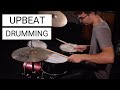 Upbeat jam on the drums  brett clur