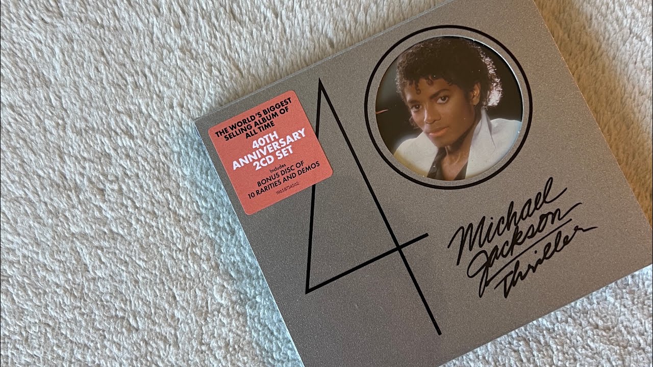 UNBOXING MICHAEL JACKSON THRILLER 40 - 2 CD (NEW ALBUM) 2022
