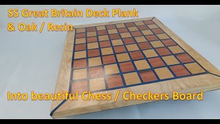 SS Great Britain chess / checkers board