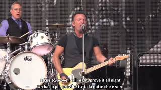 Bruce Springsteen - Prove it all night (Münich 2016) Lyrics/Subita