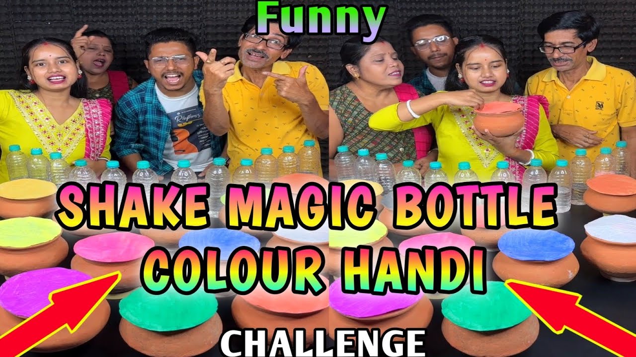 Decorous Shake Magic Bottle Colour Handi Funny Challenge With Family