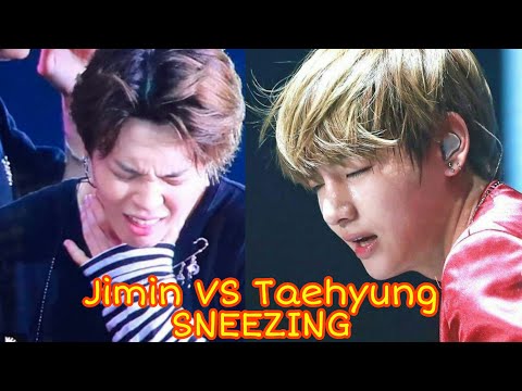 Jimin VS Taehyung Sneezing Compilation