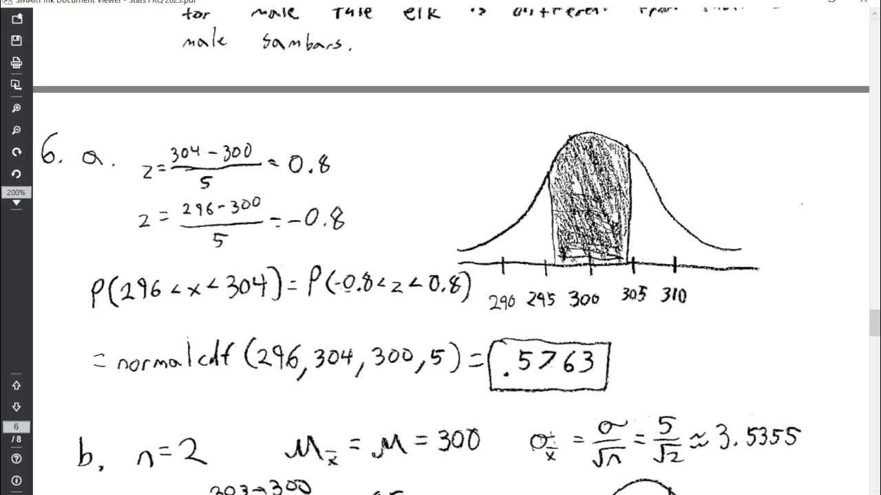 AP Statistics 2023 FRQs (56) YouTube