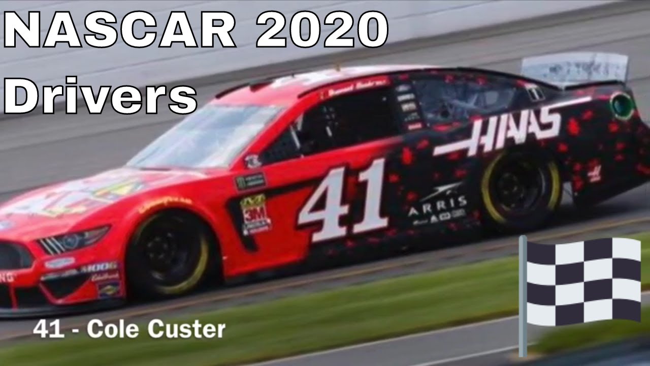 NASCAR 2020 Driver List (Full Time Drivers Only) - YouTube