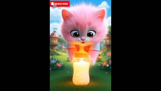 Pinky the Talking Cat 🐱 | Funny Milk Adventure | Lolifoly World Ep. 1 | Cute Cat Cartoon
