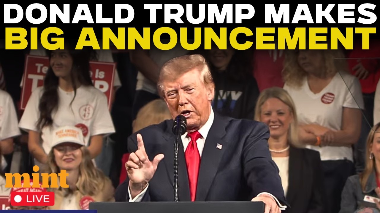 Donald Trump LIVE | Donald Trump Makes Big Announcement LIVE | US News ...