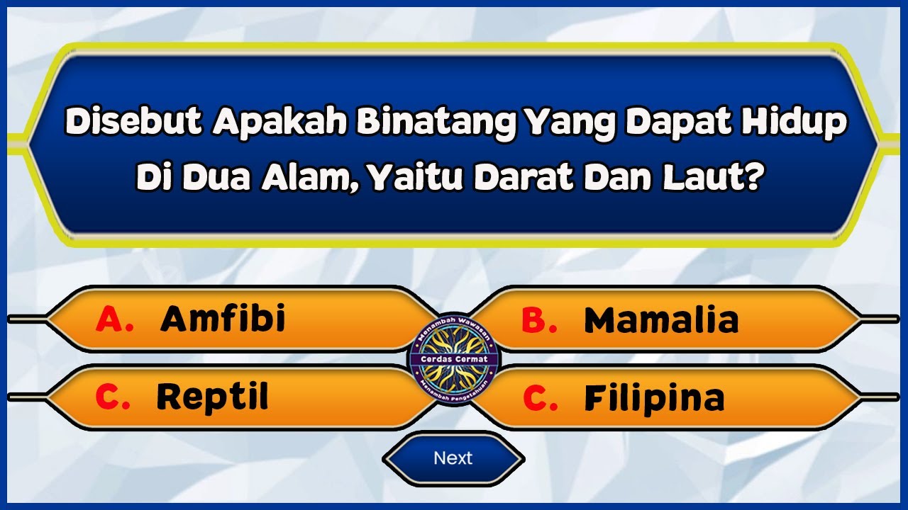 KUIS PENGETAHUAN UMUM | SOAL SOAL CERDAS CERMAT | CC224