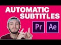 Auto Subtitles plugin for Premiere Pro & After Effects