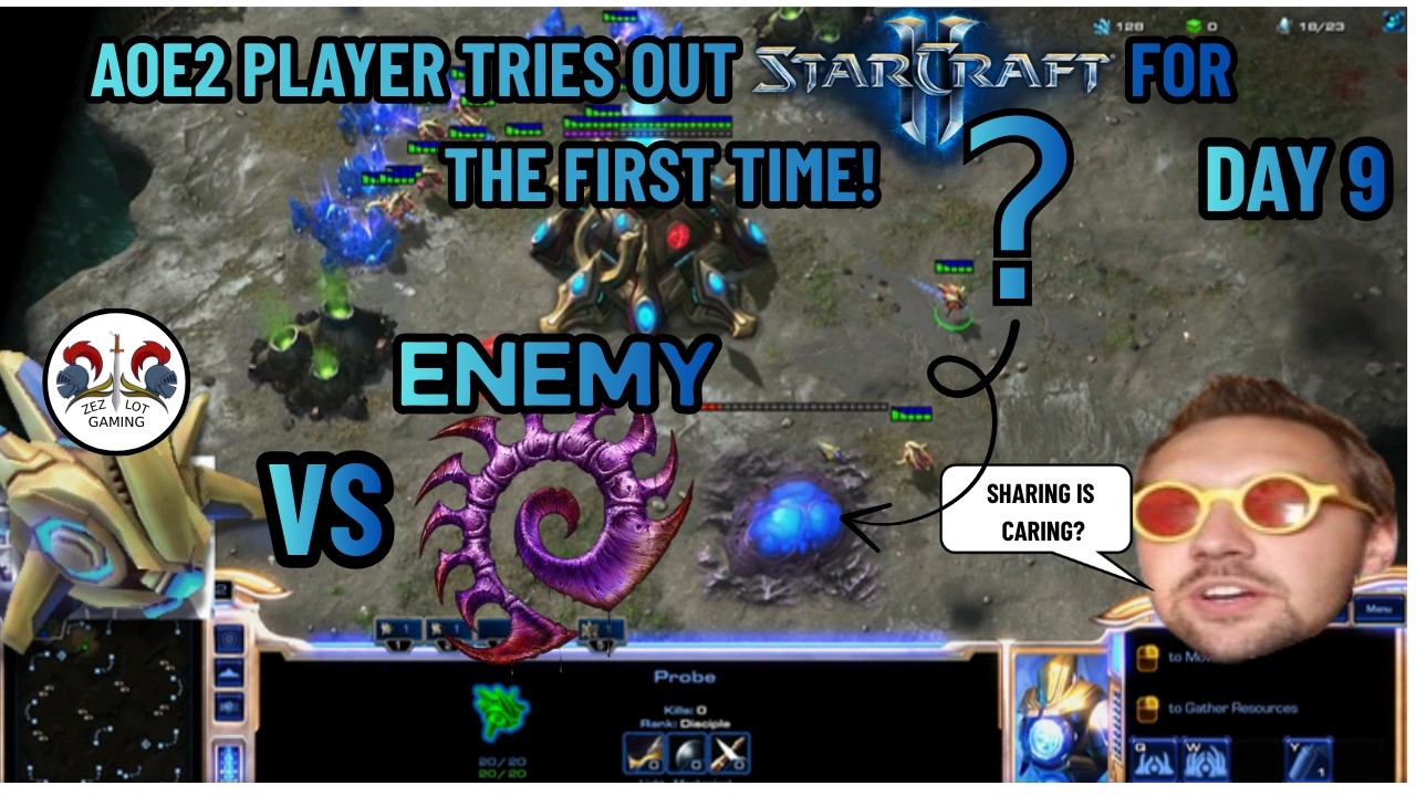 AOE 2 player tries SC 2 I DAY 9 I From Dead To Alive!