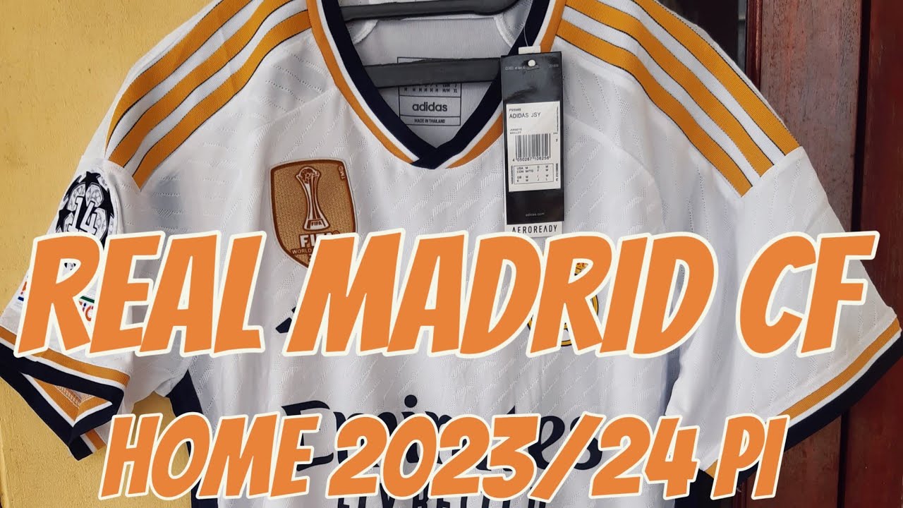 REAL MADRID HOME 2023/24 PLAYER ISSUE REVIEW & UNBOXING - YouTube