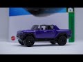 Unboxing and showcase hot wheels gmc hummer ev