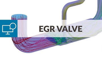 CFD Study of an EGR Valve (Exhaust System)