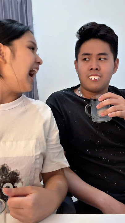 Gua sampe sikat gigi 20x tau gak!?😭 #gavinmicel #jewnies #funny #couple #prank #relationship