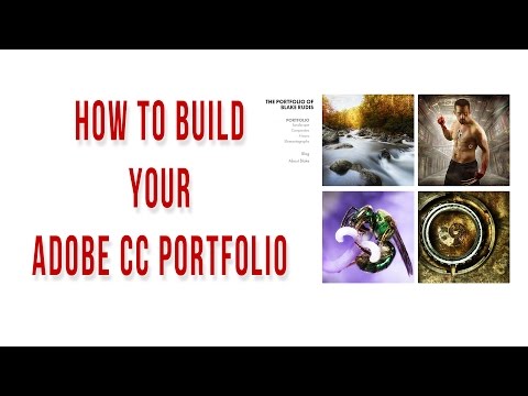 Como construir o seu Adobe CC Portfolio - Get on the Web !!!!