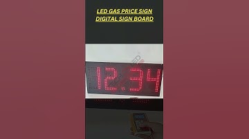 Stay Competitive with LED Gas Price Signage #techonled #trending #advertising #leddisplay #ledscreen