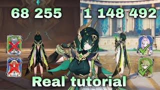 C0 Nefer 1.1M Real Damage Tutorial | GENSHIN IMPACT