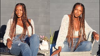 Easy KNOTLESS BRAIDS/ How to start/ How to Add Hair// KERSTI PITRE