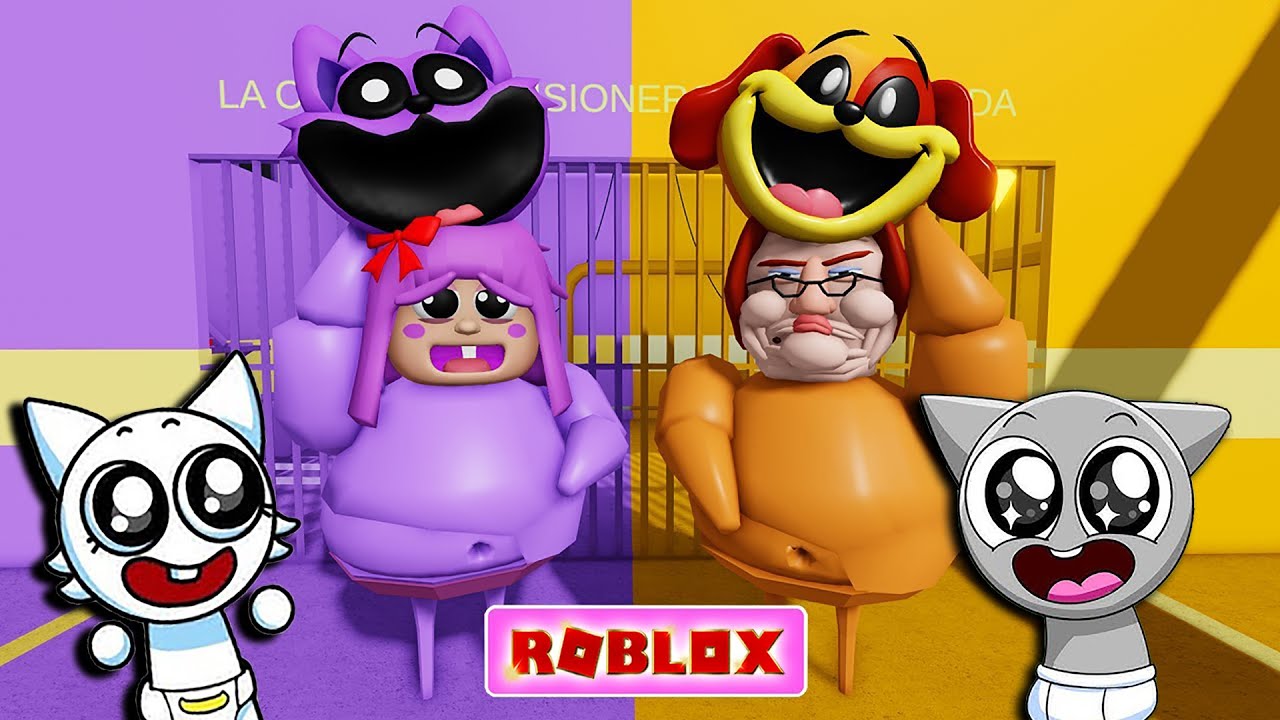 Малышка Венда Спранки против Кошачьей лапки Малышка Полли против Собачьей лапки Бетти! #roblox #obby