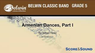 Video thumbnail of "Armenian Dances, Part I by Alfred Reed - Score & Sound"