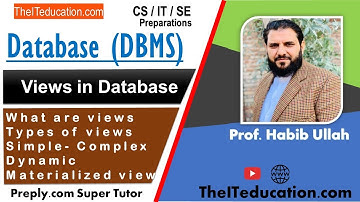 What are View in Database | Materialized view, Simple View, Complex Views and Dynamic Views | DBMS