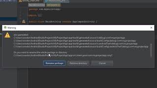Rename Change Package Name   Android Studio