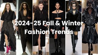: 2024-25 Fall/Winter Fashion Trends: Runway Recap & Must-Haves!