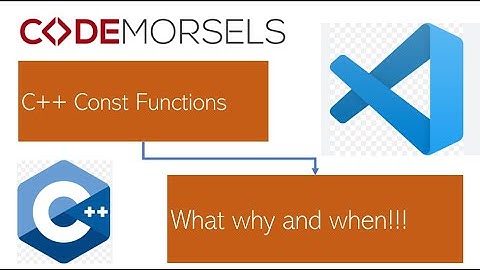 C++ Const Functions - Where What How and Why