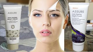Réduit Les Signes De Lâge Et Rend La Peau Plus Claire Crème De Nuit Anti-Âge Assure Khadij...