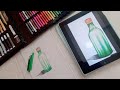 5 Minutes Realistic Bottle Painting Step By Step Tutorial