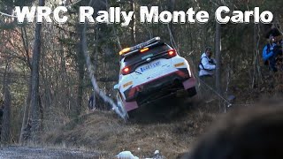 WRC Rally Monte Carlo 2024 - Flat out &amp; Zero Car CRASH - CRV